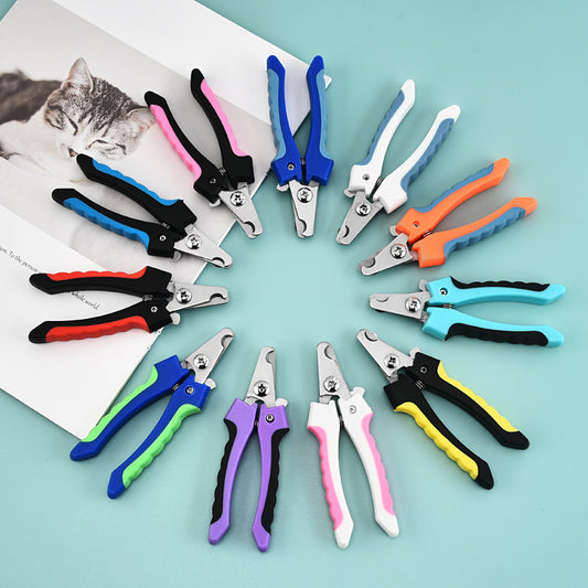 Cat and dog nail scissors whit file