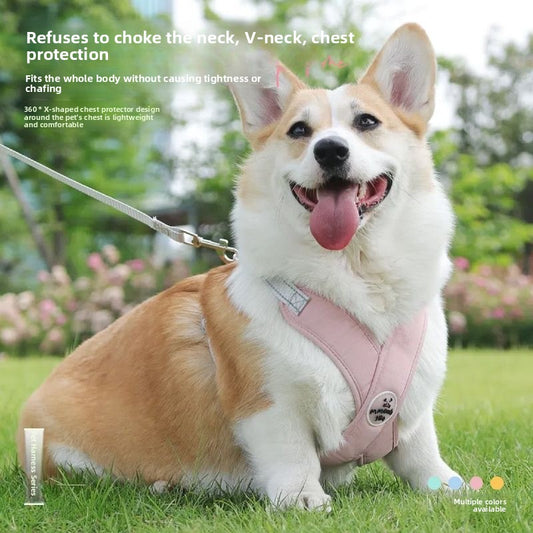 Reflective Dog Harness and Leash Set